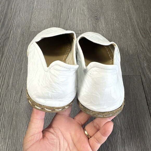 Atlantis Barefoot Shoes Mens 9.5 White  Leather Loafers Handmade Turkey main image 8